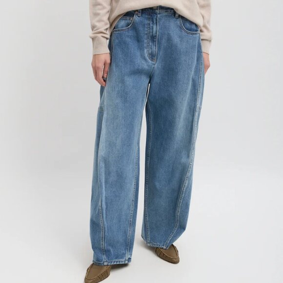 Tibi: Classic Wash Denim Sid Jean in Classic Blue Size 26 Short - Picture 3 of 11
